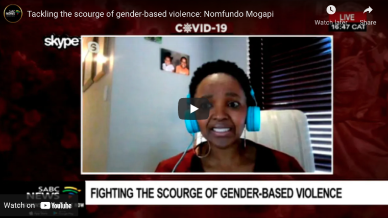 Tackling The Scourge Of Gender-Based Violence: Nomfundo Mogapi