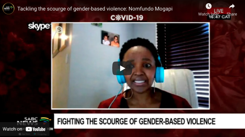 Tackling The Scourge Of Gender-Based Violence: Nomfundo Mogapi